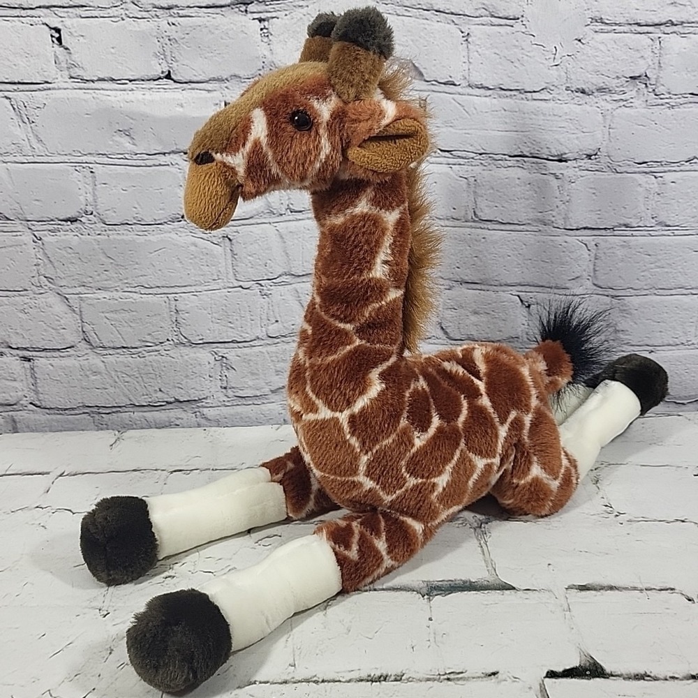 Fiesta 14" Laydown Giraffe Lifelike Realistic Stuffed Animal Carnival Plush Toy